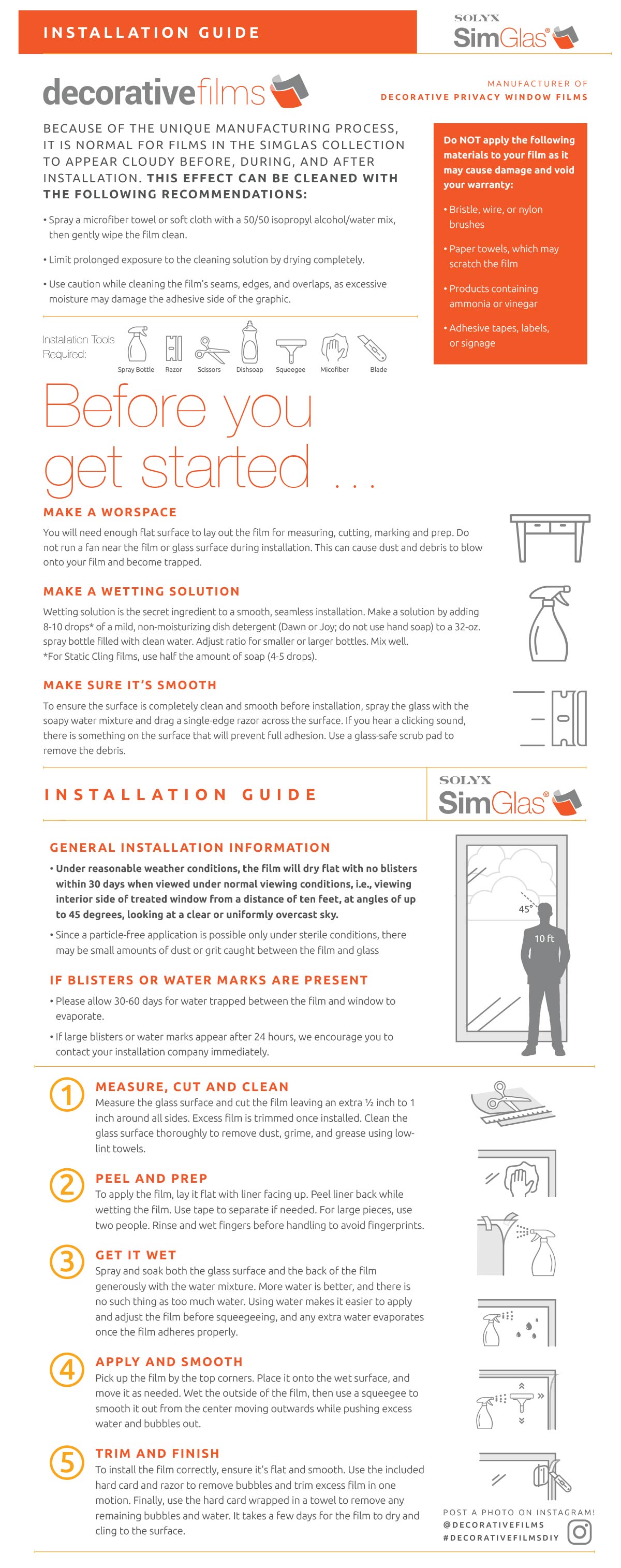 SimGlass Installation Instructions